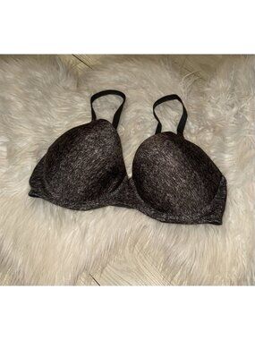 Modern Movement Y72BM450 T-Shirt Bra Lined Underwire Womens 36C Heather Gray